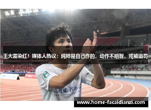 王大雷染红！媒体人热议：纯粹是自己作的，动作不明智，或被追罚